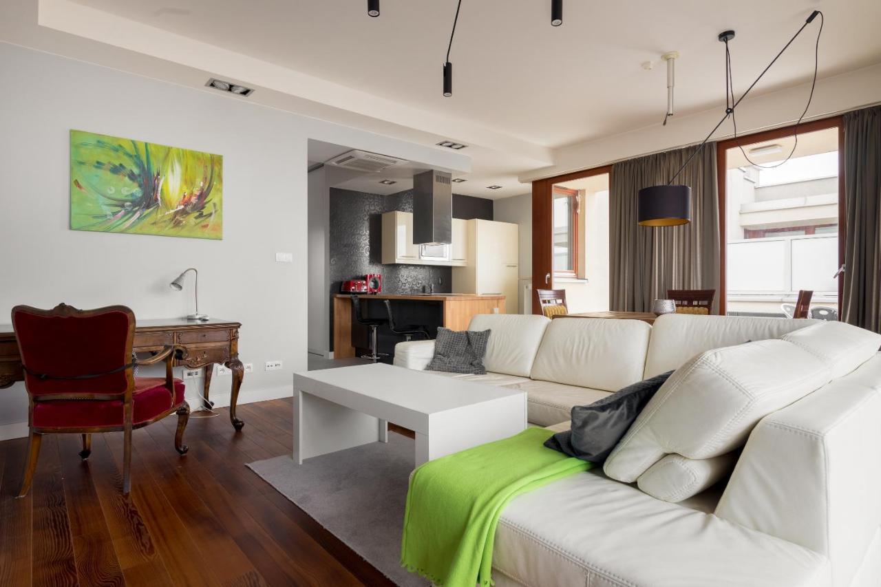 Hlonda Deluxe Apartment With Terrace Varšava Exteriér fotografie